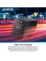 PROLINK PRO700SFC Super Fast Charging Line Interactive 650VA - PRO700SFC
