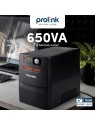PROLINK PRO700SFC Super Fast Charging Line Interactive 650VA - PRO700SFC